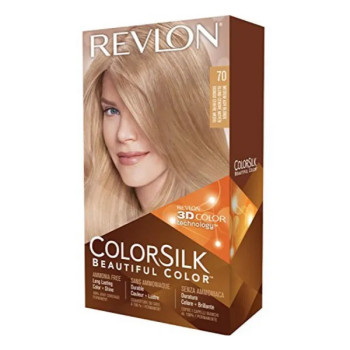 Revlon Colorsilk 70 Medium Ash Blonde - Teinture Capillaire Kermatone