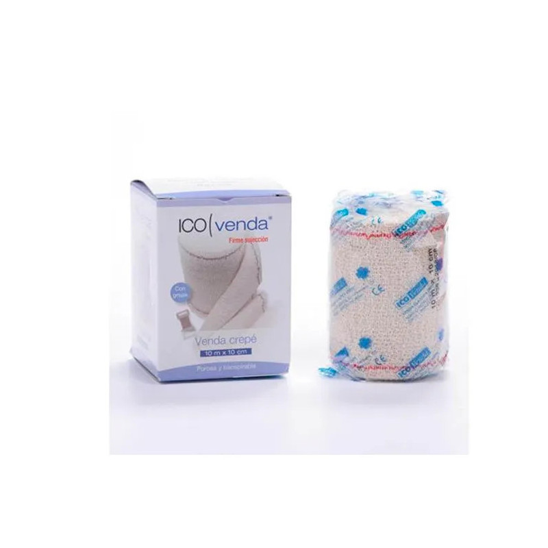 Ico Bandage Crépe 10x10cm - Protection optimale des blessures | Kermatone
