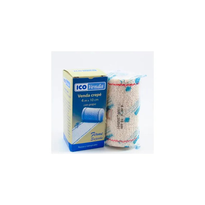 Ico Bandage Crêpe 4x10cm - Soutien articulaire efficace | Kermatone