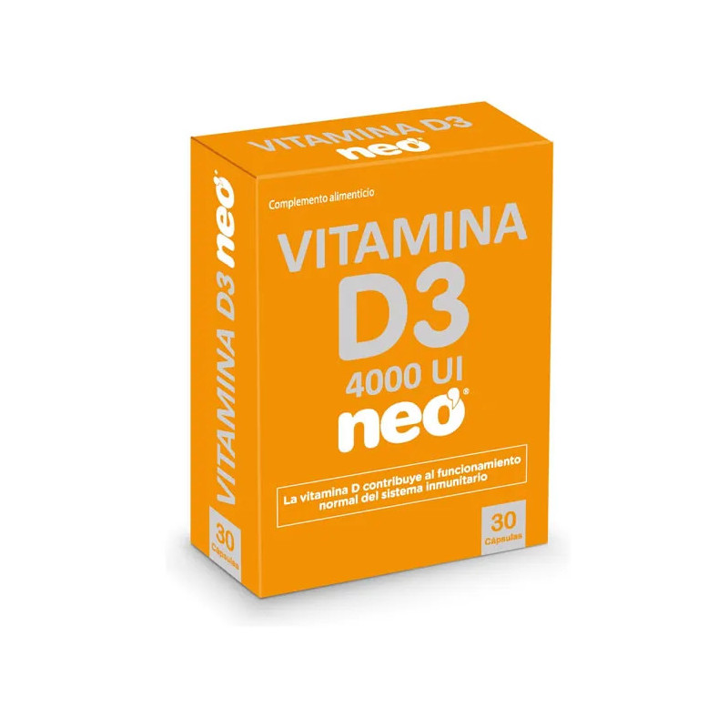 Neovital Vitamine D3 Neo 30 Capsules - Bienfaits Immunitaires | Kermatone