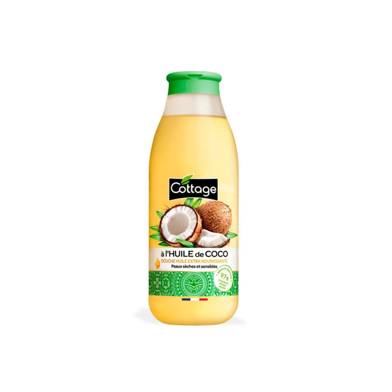 Cottage Huile Précieuse Douche Coco 560ml - Kermatone