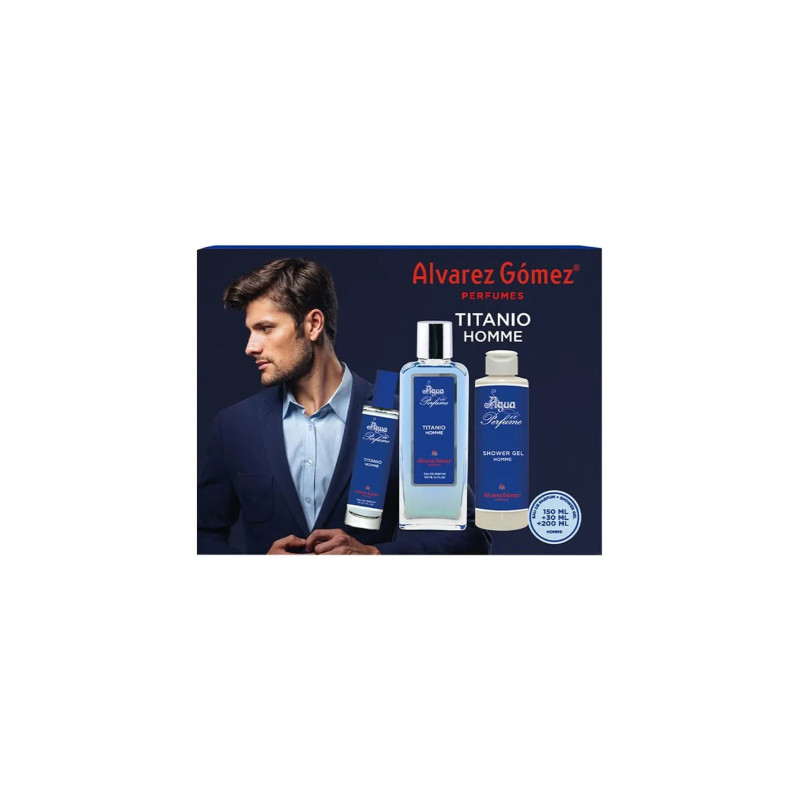 Alvarez Gómez Eau de Parfum Homme Titanio 150ml - Kermatone