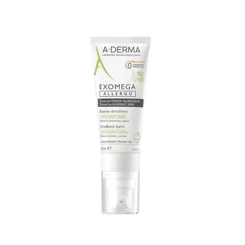 Exomega Allergo Baume Emollient 40ml - Hydrate et Apaise Kermatone