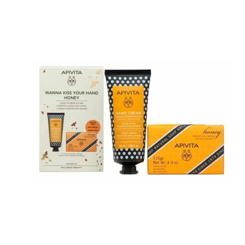 Crème Hydratante Au Miel & Savon Naturel - Apivita | Kermatone