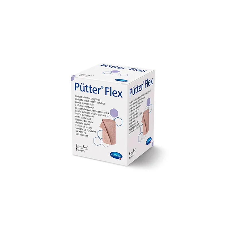 Bandage Hartmann Pütter Flex 8cmx5m - Confort & Maintien | Kermatone