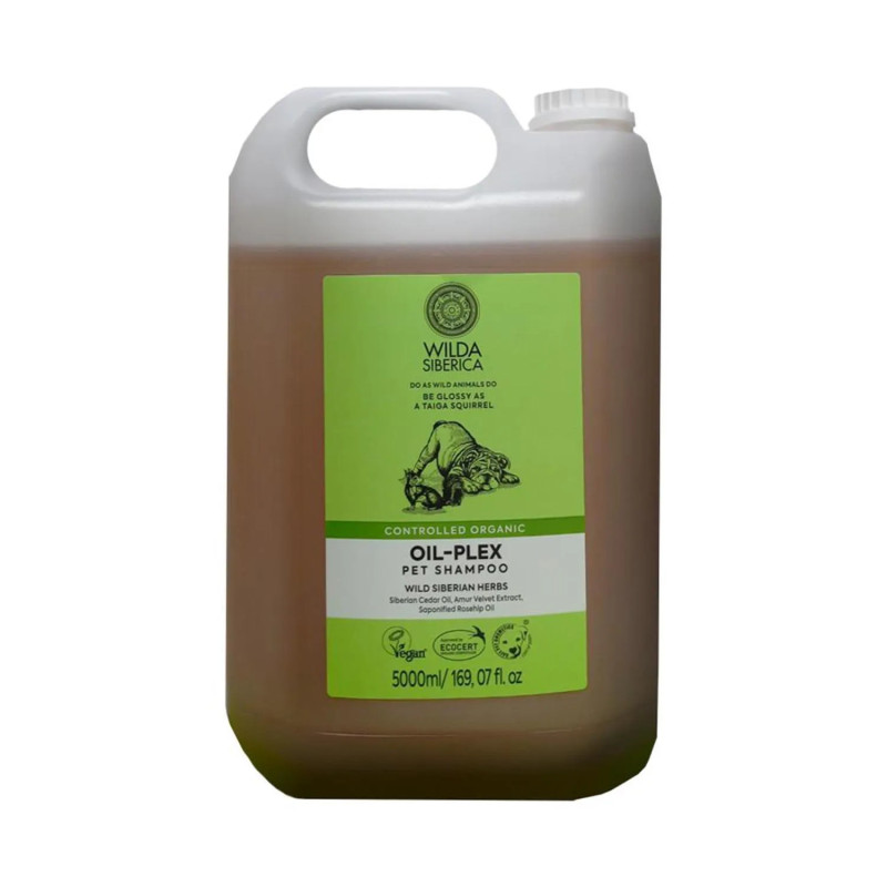 Natura Siberica Wilda Champu Oil-Plex 5000ml pour Cheveux Secs | Kermatone