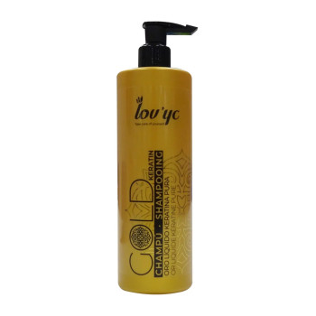 Elie Saab Lovyc Gold Keratin Shampoo - Cheveux Secs | Kermatone