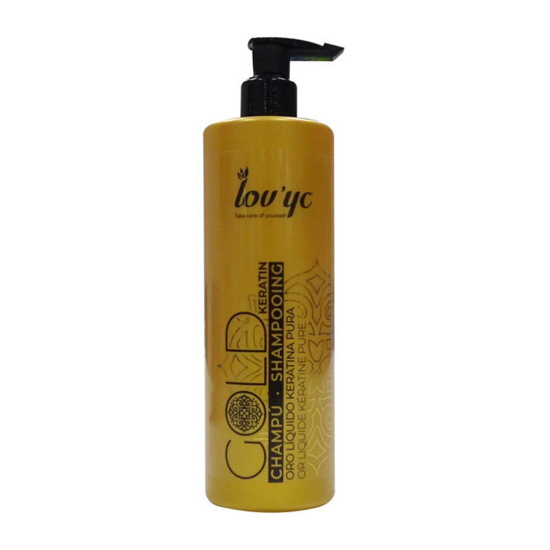 Elie Saab Lovyc Gold Keratin Shampoo - Cheveux Secs | Kermatone