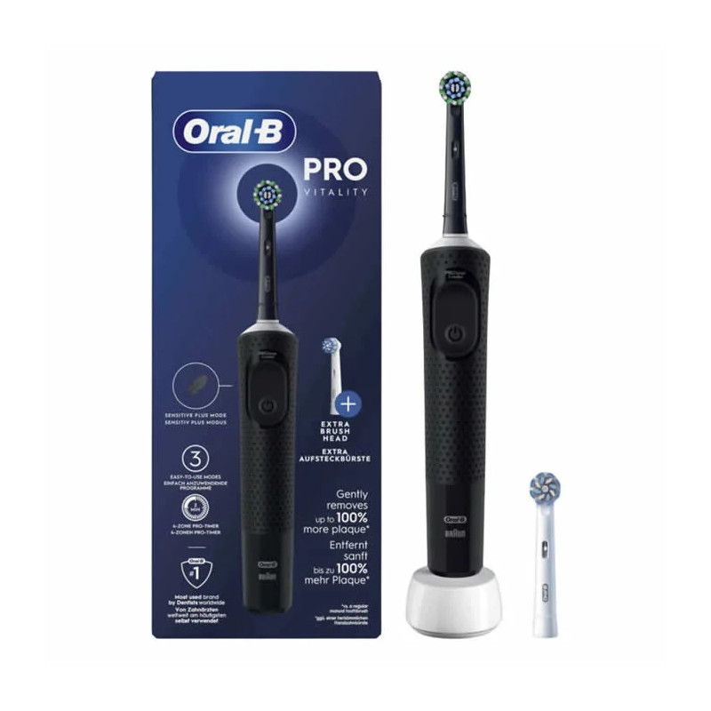 Brosse Electrique Oral-B Vitality Pro - Eclat et Fraîcheur | Kermatone