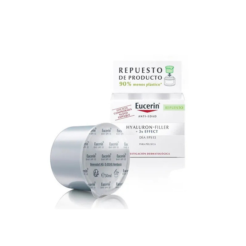 Eucerin Hyaluron Filler Jour SPF15 - Hydratez votre peau | Kermatone