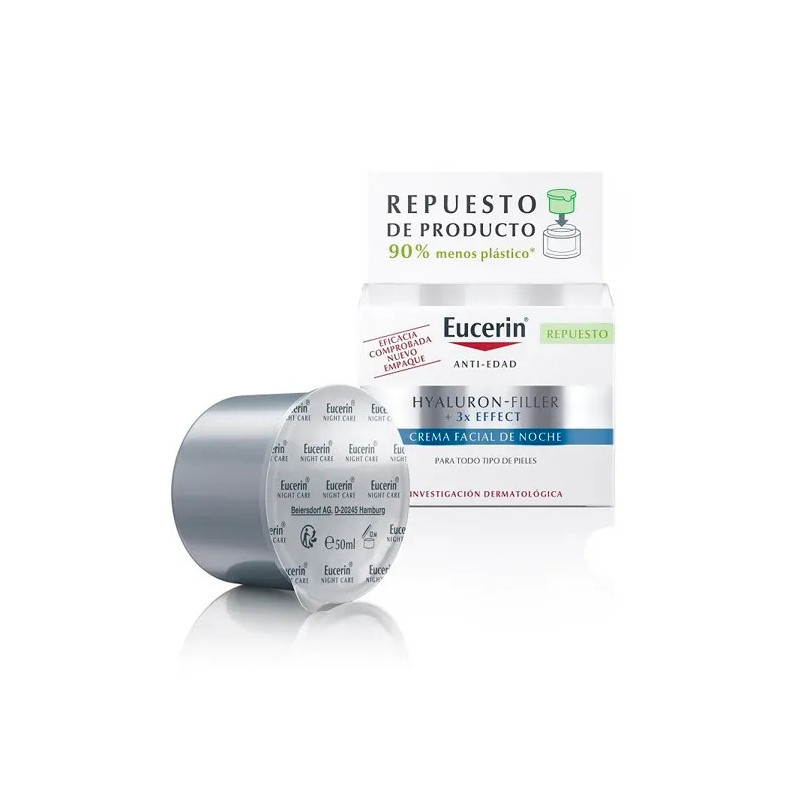 Eucerin Hyaluron Filler Night Refill 50ml - Kermatone