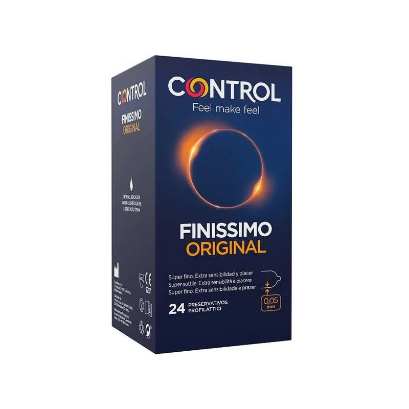 Control Finissimo Original 24 Unités - Masque en Tissu Hydratant