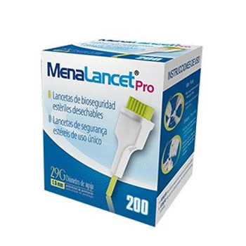 Menarini Menalancet Pro - Lancettes Précises 200 Unités Kermatone
