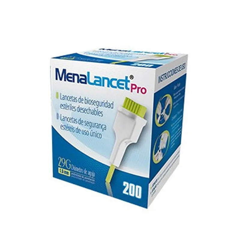 Menarini Menalancet Pro - Lancettes Précises 200 Unités Kermatone