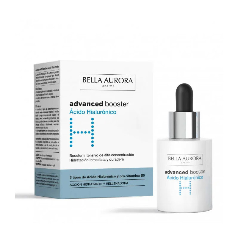 Hydratation intense avec Bella Aurora Booster Acide Hyaluronique | Kermatone
