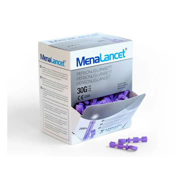 Menalancet Lancettes Stériles - Prise de Sang Confortable | Kermatone