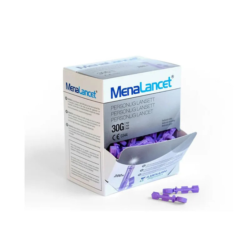 Menalancet Lancettes Stériles - Prise de Sang Confortable | Kermatone