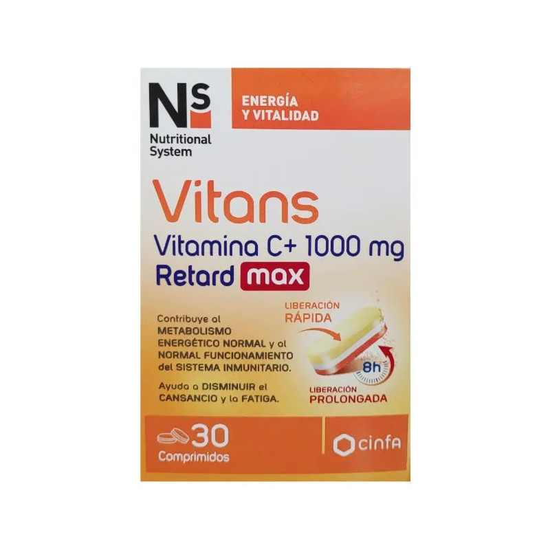 NS Vitans Vitamin C+ 1000Mg - Boostez votre immunité | Kermatone