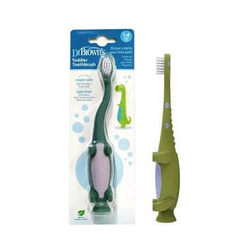 Brosse à dents Dr. Brown's Dinosaure 1-4 ans | Kermatone
