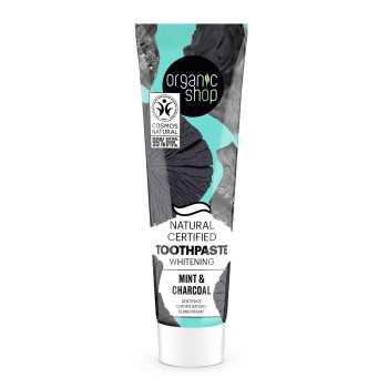 Organic Shop Dentifrice Blanchissant Menthe - Sourire Éclatant | Kermatone