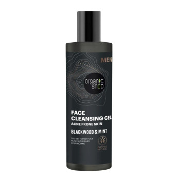Gel Nettoyant Anti-Acné Blackwood 200ml - Organic Shop Men