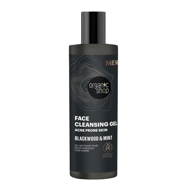 Gel Nettoyant Anti-Acné Blackwood 200ml - Organic Shop Men