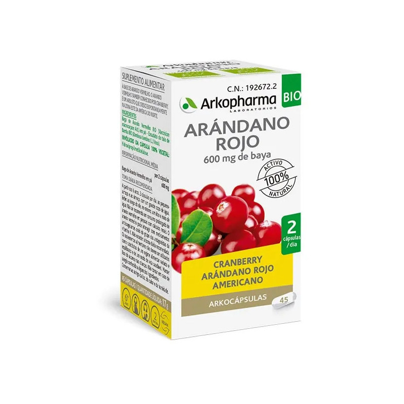 Arkopharma Canneberge 45 Capsules - Santé Urinaire Kermatone