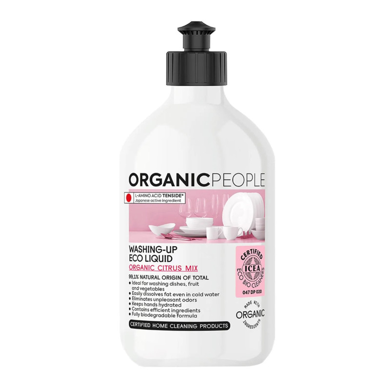 Liquide Vaisselle Éco Agrumes 200ml - Organic People | Kermatone