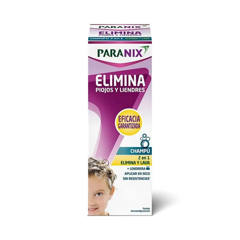 Shampooing Paranix Éliminateur De Poux + Peigne - Kermatone