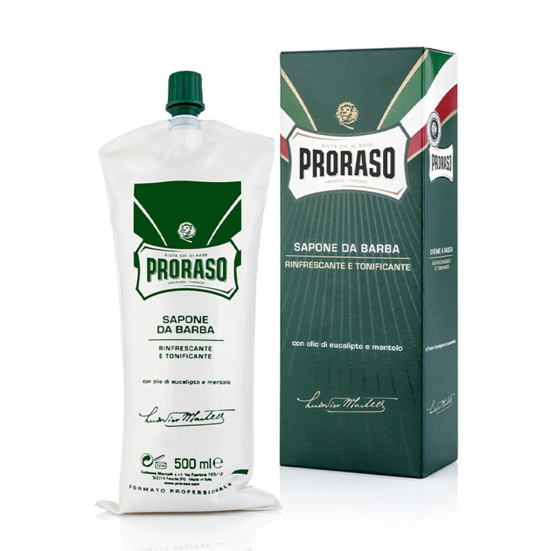 Proraso Crème à Raser Eucalyptus-Menthol - Kermatone