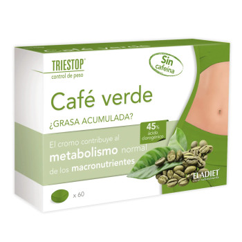 Eladiet Triestop Café Vert Sin Caféina - Perte de Poids Kermatone
