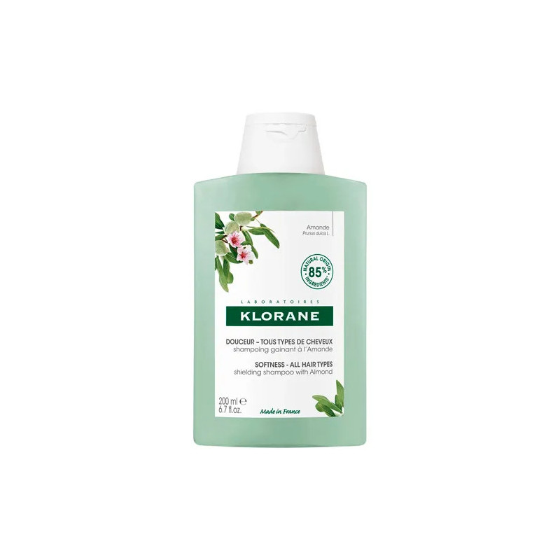 Shampooing Au Lait D'Amande Klorane 200ml - Douceur & Brillance | Kermatone