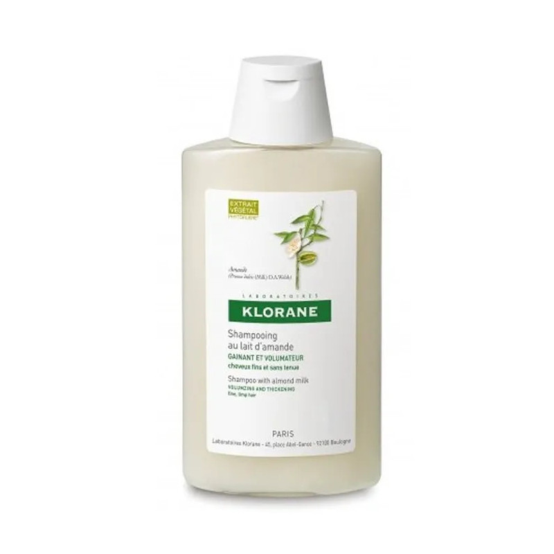 Shampooing Klorane Volamateur Lait D'Amande 400ml - Kermatone