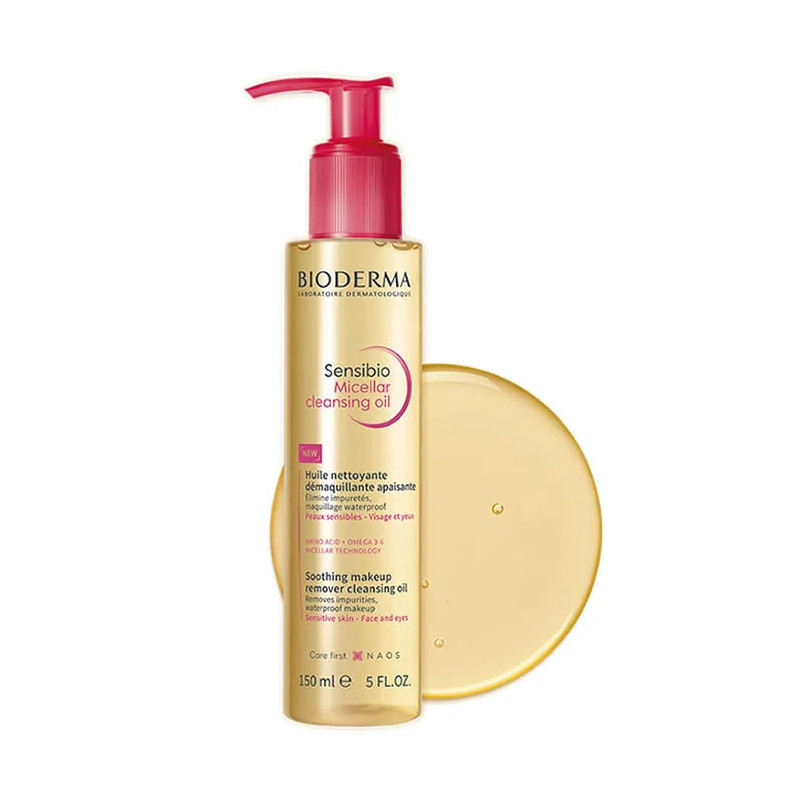 Bioderma Sensibio Huile Micellaire - Démaquillant doux Kermatone