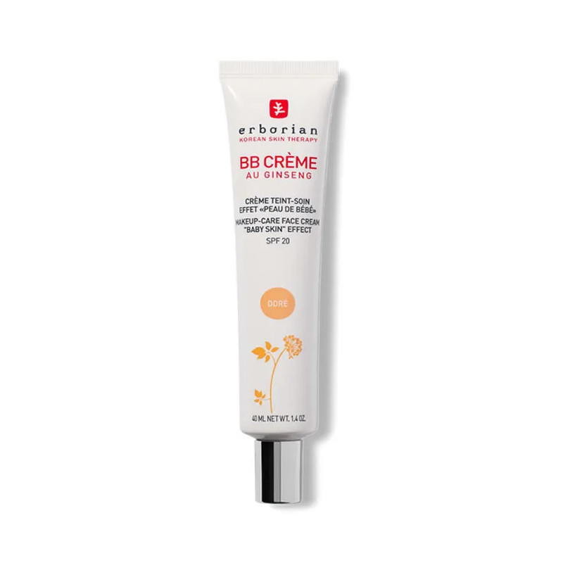 Erborian BB Crème Ginseng Doré SPF20 - Eclat et Hydratation | Kermatone