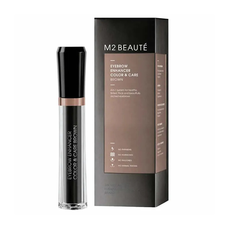M2 Beauté Eyebrow Enhancer Color Care Brown - Sourcils Subtils | Kermatone