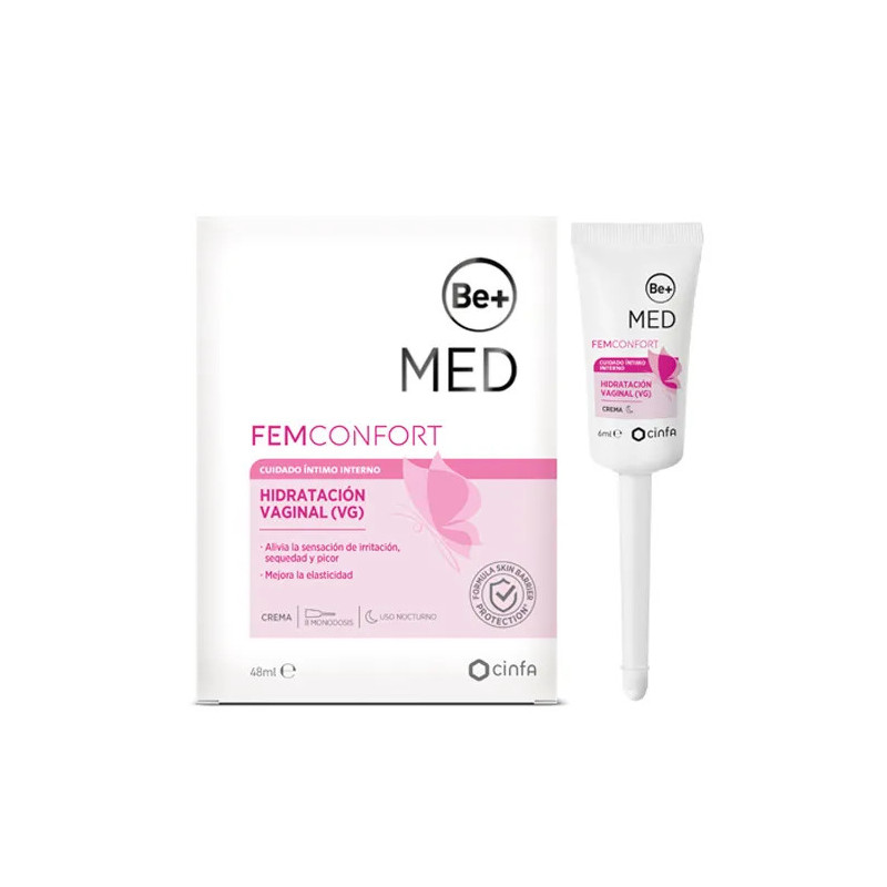Crème Hydratante Vaginale Be+ 8x6ml | Kermatone