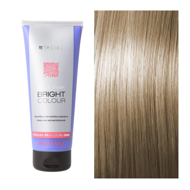 Eurostil Bright Colour Mascarilla Capilar Color Rubio Perla - Kermatone
