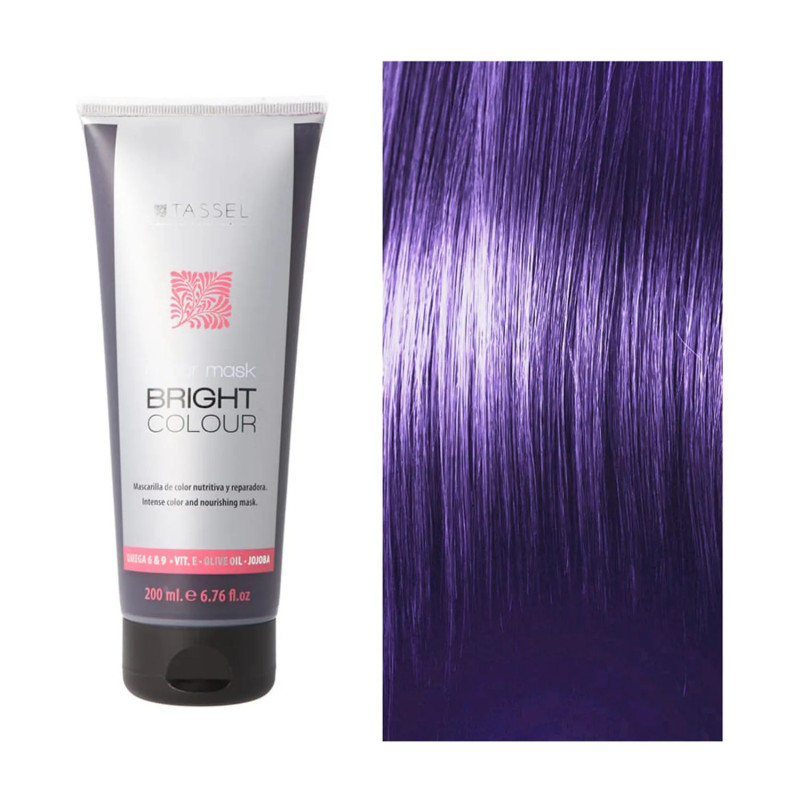 Eurostil Bright Colour Mascarilla Capilar Violet 250ml | Kermatone