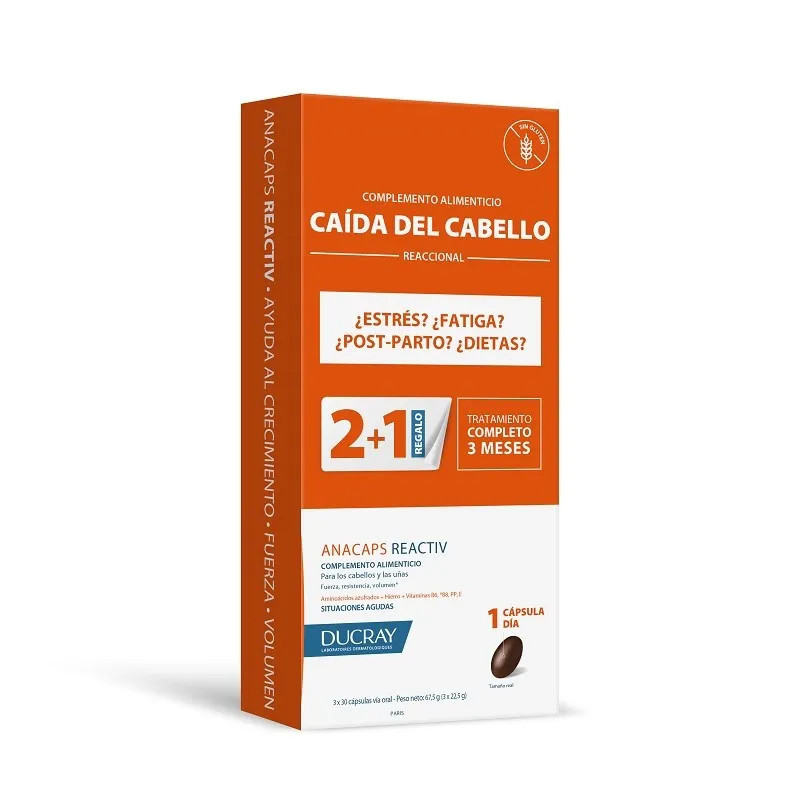 Ducray Anacaps Reactiv : Renforcez vos Cheveux | Kermatone