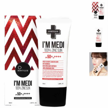 Suntique I'm Medi 100% Zinc Sun SPF50 - Protection optimale Kermatone
