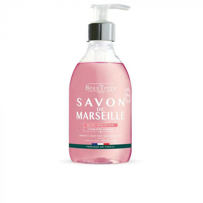 Beauterra Marseille Jabón Rosa Antigua 300ml - Kermatone