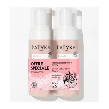 Mousse Nettoyante Détox Patyka - Douceur et Éclat Kermatone