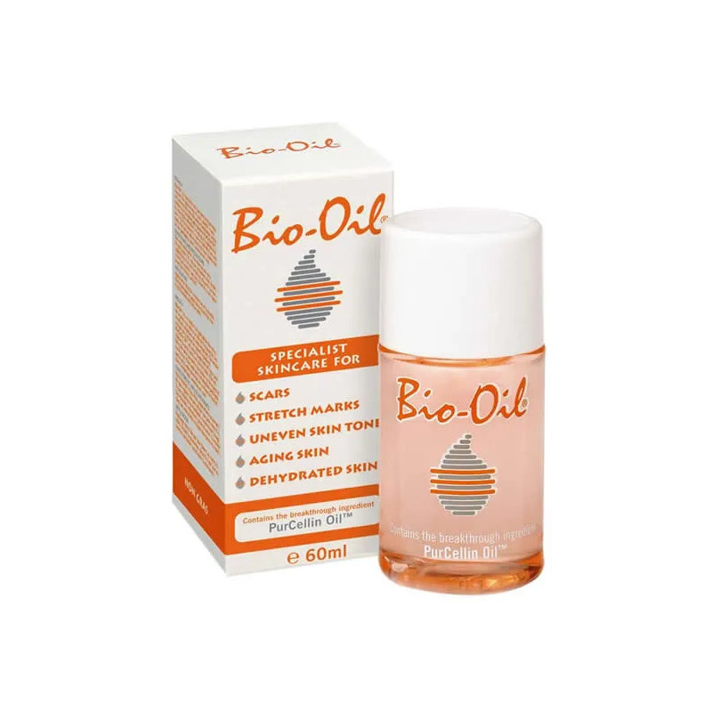Bio Oil 60ml - L'Huile Améliorant Cicatrices, Vergetures et Imperfections