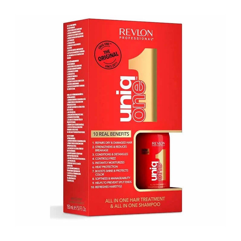 Revlon Uniq One & Shampoo Duo - Soins Capillaires Kermatone