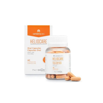Heliocare 60 Capsules - Protection Solaire Efficace | Kermatone