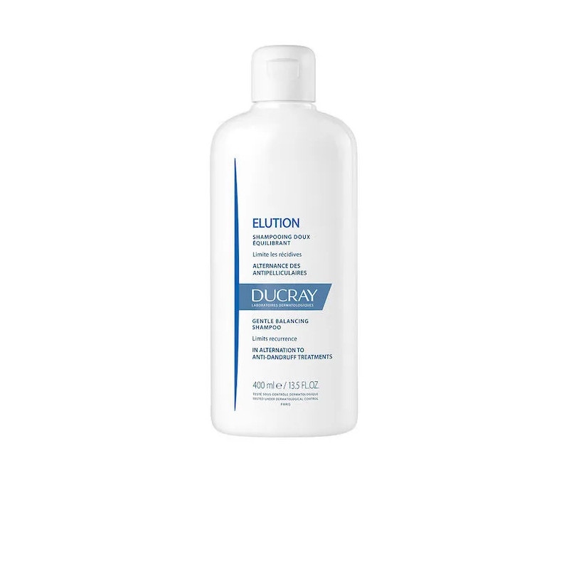Ducray Elution Shampooing Antipelliculaire Doux 400ml - Kermatone