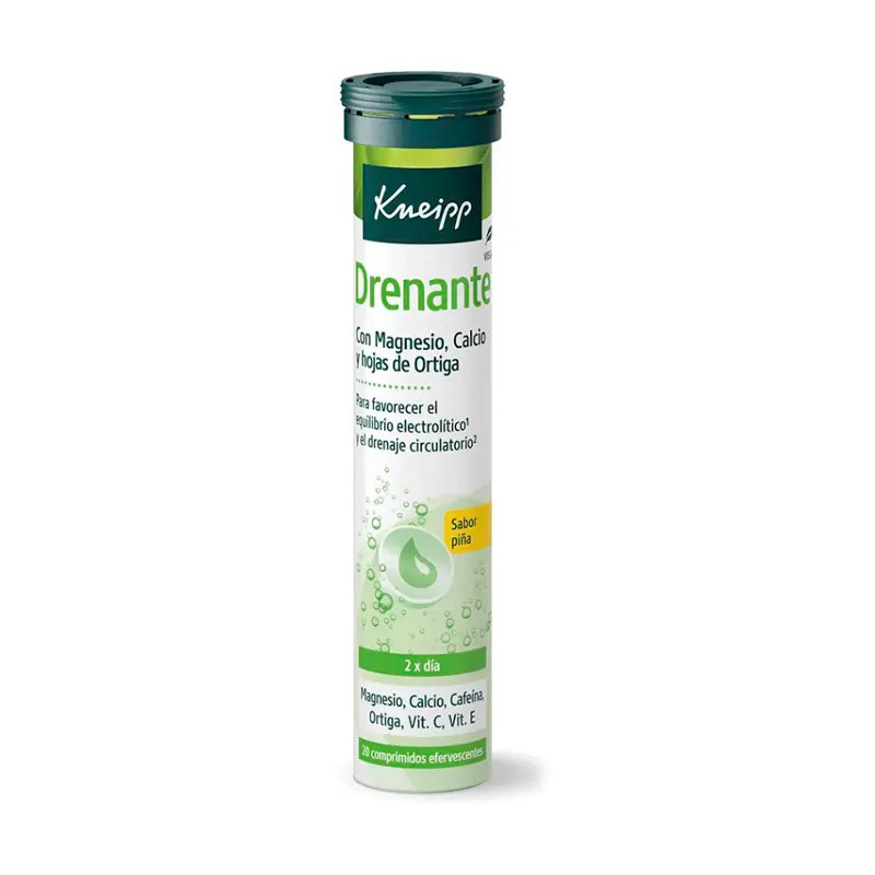 Kneipp Drenante Ananas - Comprimés Effervescents Énergisants | Kermatone