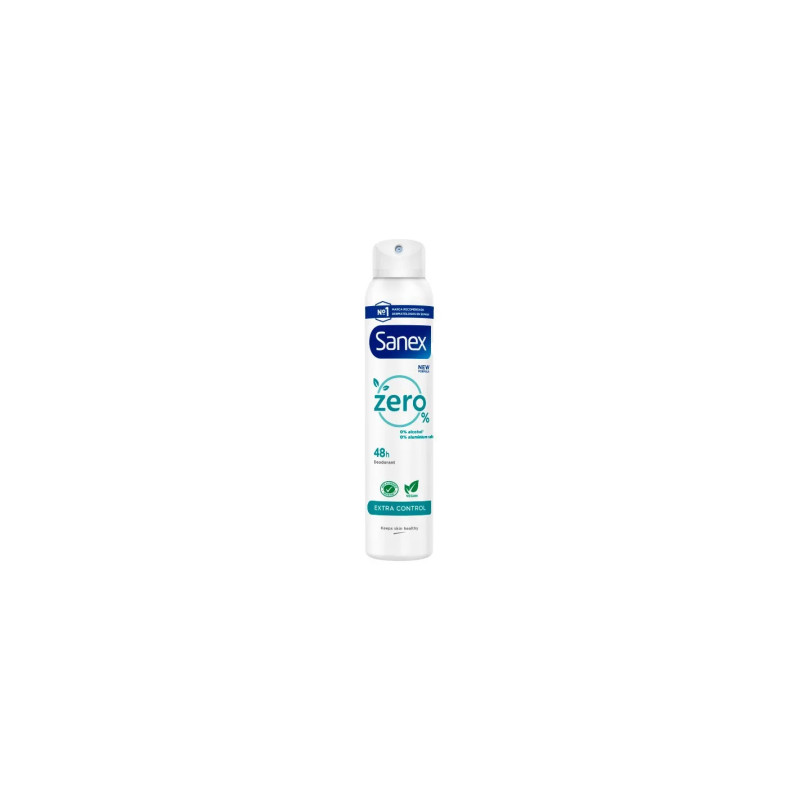 Sanex Zero Extra-Control Déodorant Spray 200ml - Protection Douce Kermatone