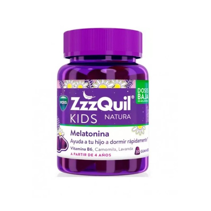 Vicks Zzzquil Natura Kids Melatonin - Sommeil naturel Kermatone
